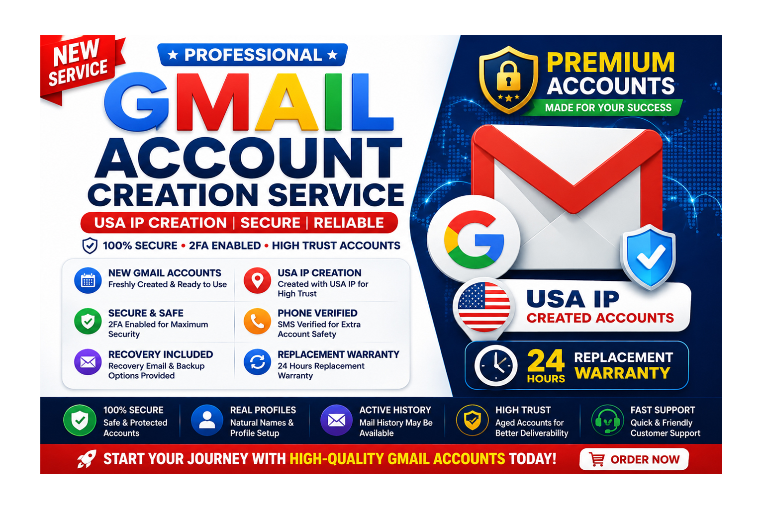 Professional Gmail Accounts & Google Workspace Setup Service